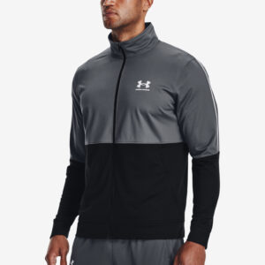 Sportstyle Pique Track Mikina Under Armour Šedá