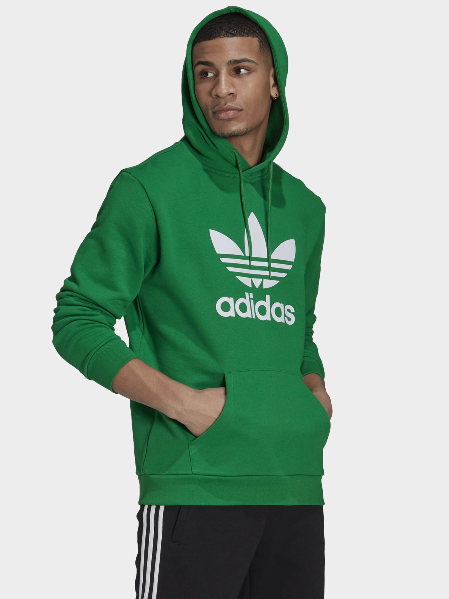 Trefoil Mikina adidas Originals Zelená
