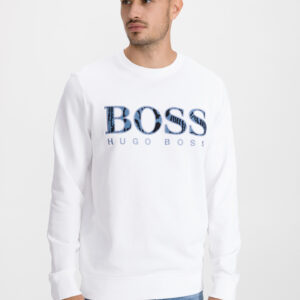 Mikina BOSS Bílá