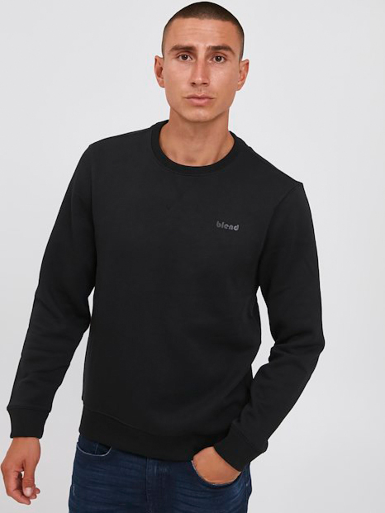 Downton Mikina Blend Černá