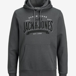 Logo Mikina Jack & Jones Šedá