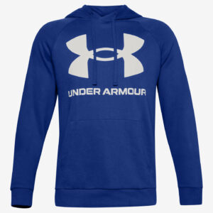 Rival Fleece Big Logo Mikina Under Armour Modrá