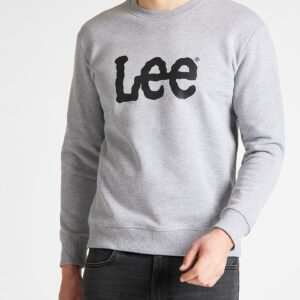 Basic Logo Mikina Lee Šedá