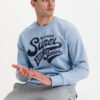 Collegiate Mikina SuperDry Modrá