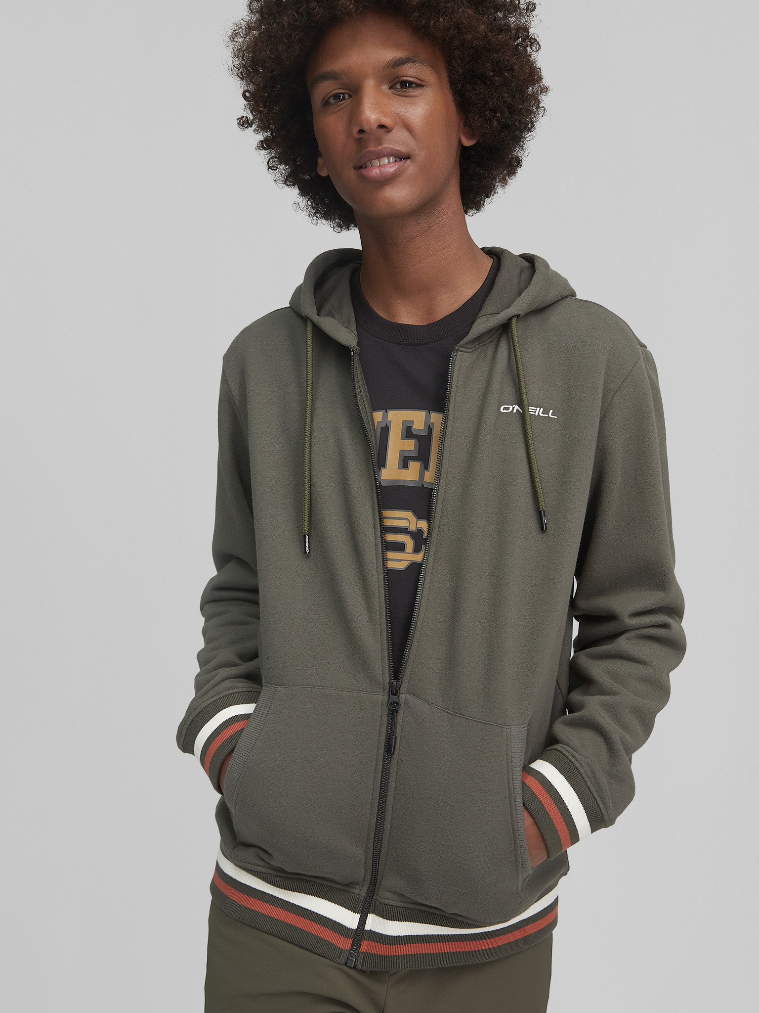 Tipping Point FZ Hoody Mikina O'Neill Zelená