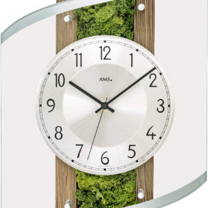 AMS Design Nástěnné hodiny s přírodním mechem 5517 - AMS Design Hodinky -> Hodiny -> Nástěnné hodiny pro muže