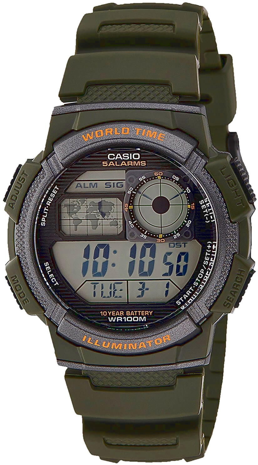 Casio Collection AE 1000W-3A - Casio Hodinky -> Digitální hodinky pro muže
