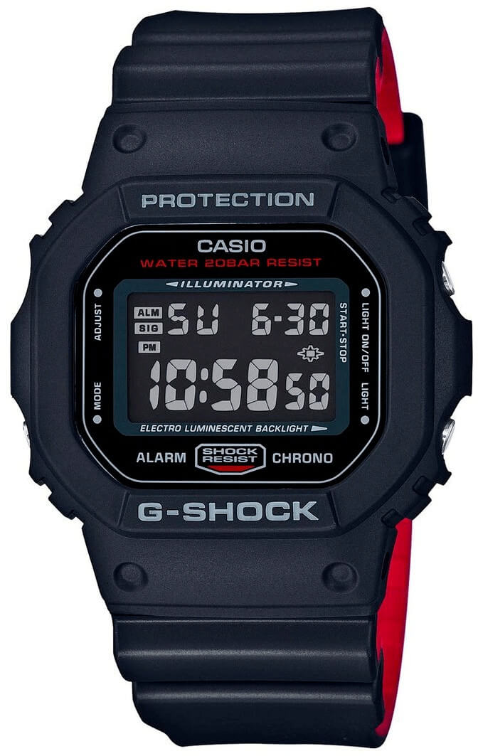 Casio The G/G-SHOCK DW 5600HR-1 - Casio Hodinky -> Módní hodinky pro muže