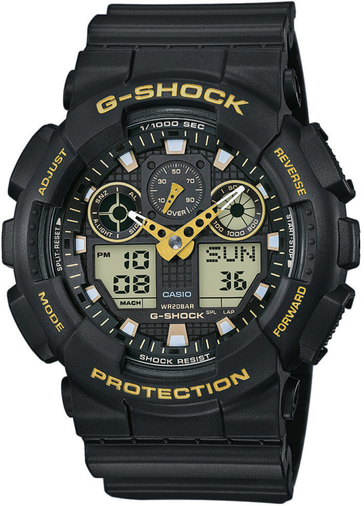 Casio The G/G-Shock GA-100GBX-1A9ER - Casio Hodinky -> Módní hodinky pro muže