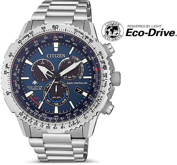 Citizen Eco-Drive Promaster Sky Radio Controlled Super Titanium CB5010-81L - Citizen Hodinky -> Luxusní hodinky pro muže