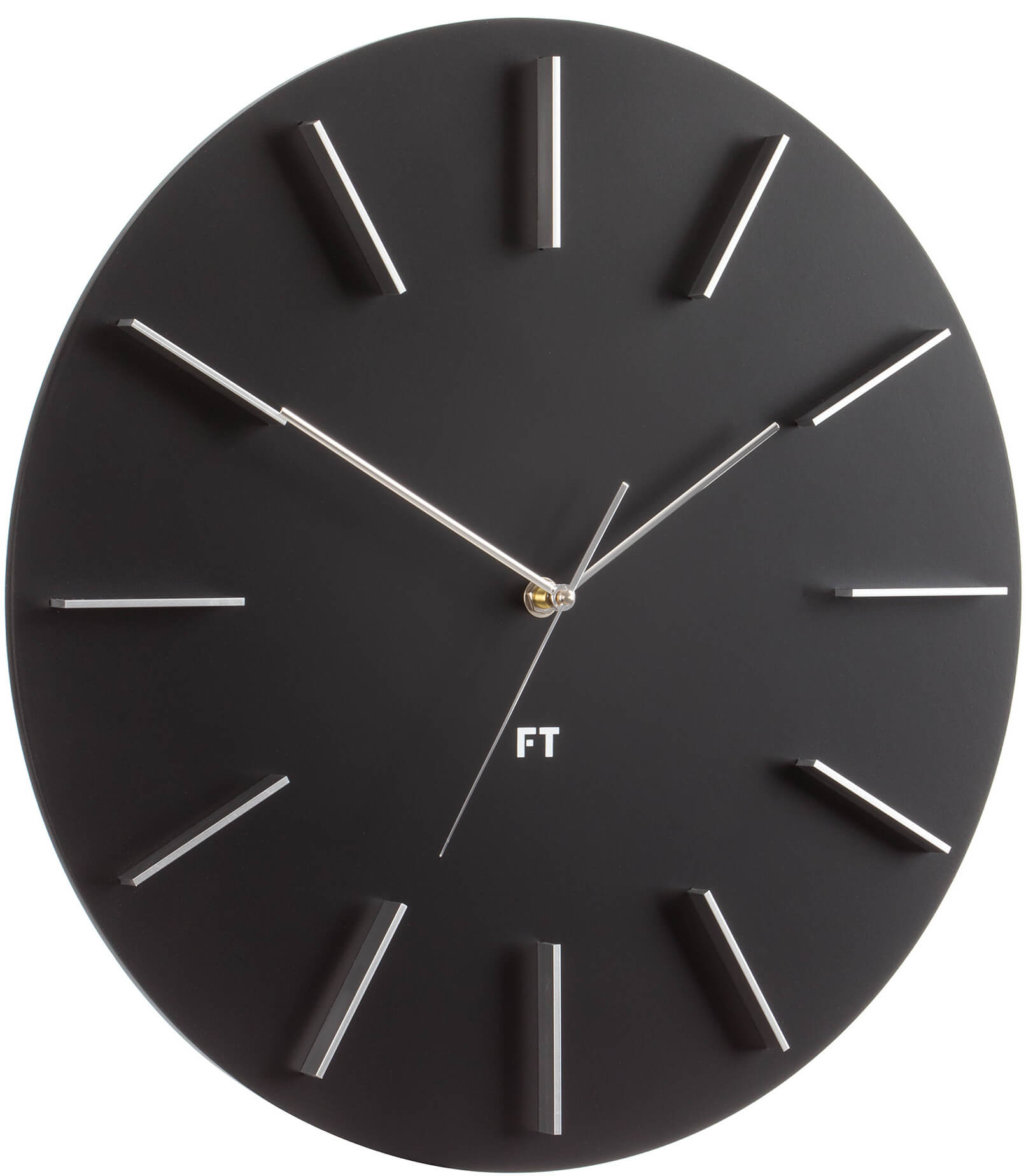 Future Time Round Black FT2010BK - Future Time Hodinky -> Hodiny -> Nástěnné hodiny unisex
