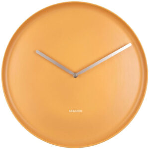 Karlsson Plate KA5786YE - Karlsson Hodinky -> Hodiny -> Nástěnné hodiny unisex