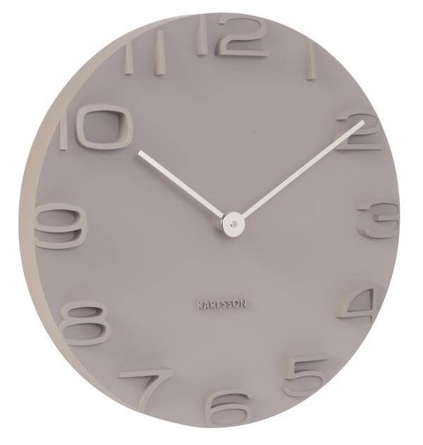 Karlsson Nástěnné hodiny KA5311GY - Karlsson Hodinky -> Hodiny -> Nástěnné hodiny unisex