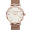 Rosefield THE MERCER White Rose Gold - Rosefield Hodinky -> Módní hodinky pro ženy
