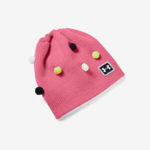 Multi Hair Pom Čepice dětská Under Armour Růžová