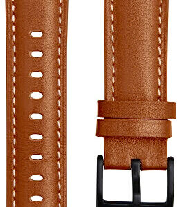 4wrist Kožený řemínek s prošíváním - Light Brown 22 mm - 4wrist Hodinky -> Řemínky pro muže