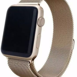 4wrist Ocelový milánský tah pro Apple Watch - Zlatý tmavý 38/40/41 mm - 4wrist Hodinky -> Řemínky pro ženy