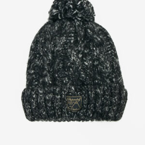 Tweed Cable Čepice SuperDry Černá