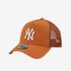 New York Yankees Tonal Mesh A-Frame Trucker Kšiltovka New Era Oranžová