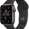 Apple Watch Series SE 40mm vesmírně šedý hliník s černým sportovním řemínkem - Apple Hodinky -> SmartWatch pro ženy