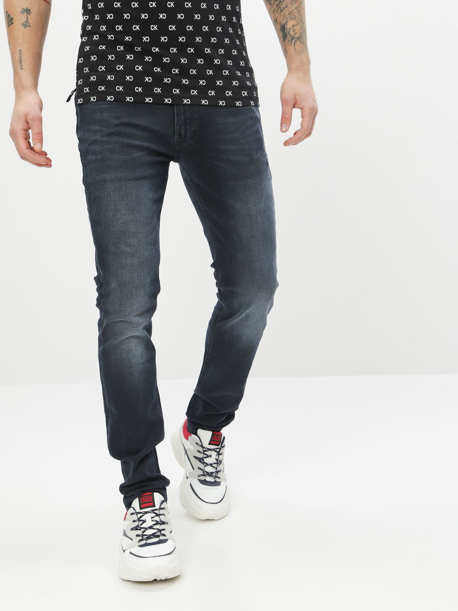 Liam Jeans Jack & Jones Modrá