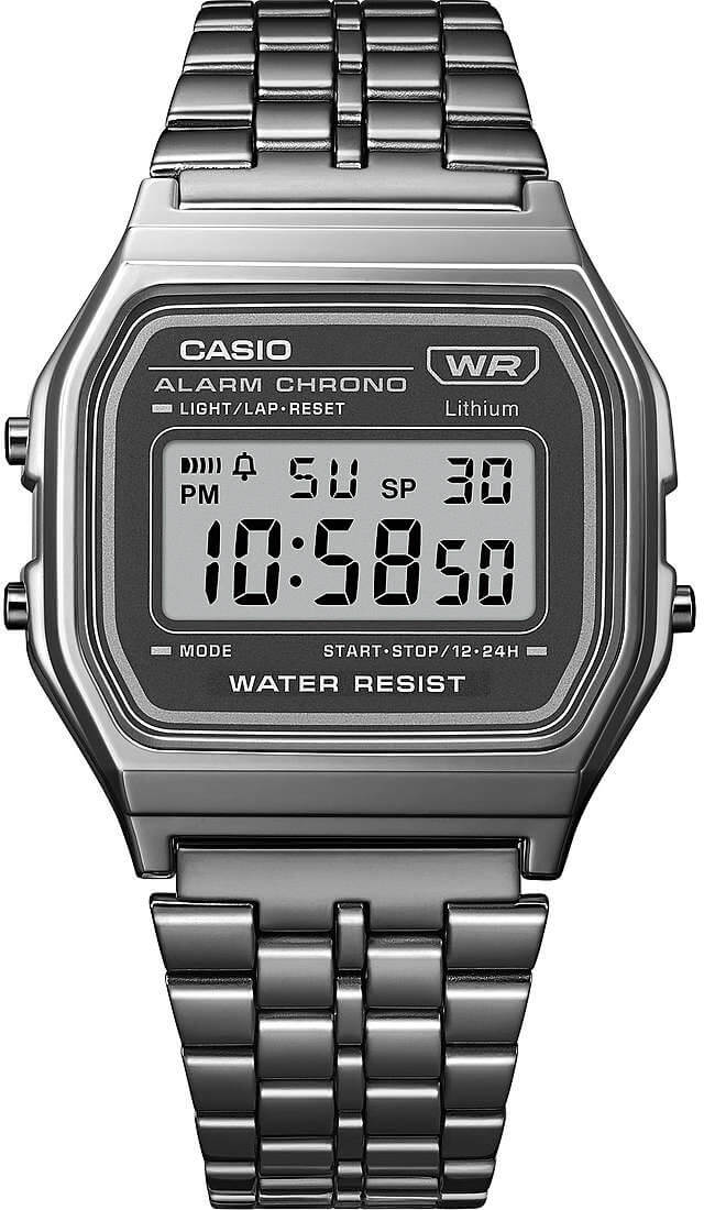 Casio Collection A158WETB-1AEF ROUND DIGITAL (007) - Casio Hodinky -> Klasické hodinky pro muže