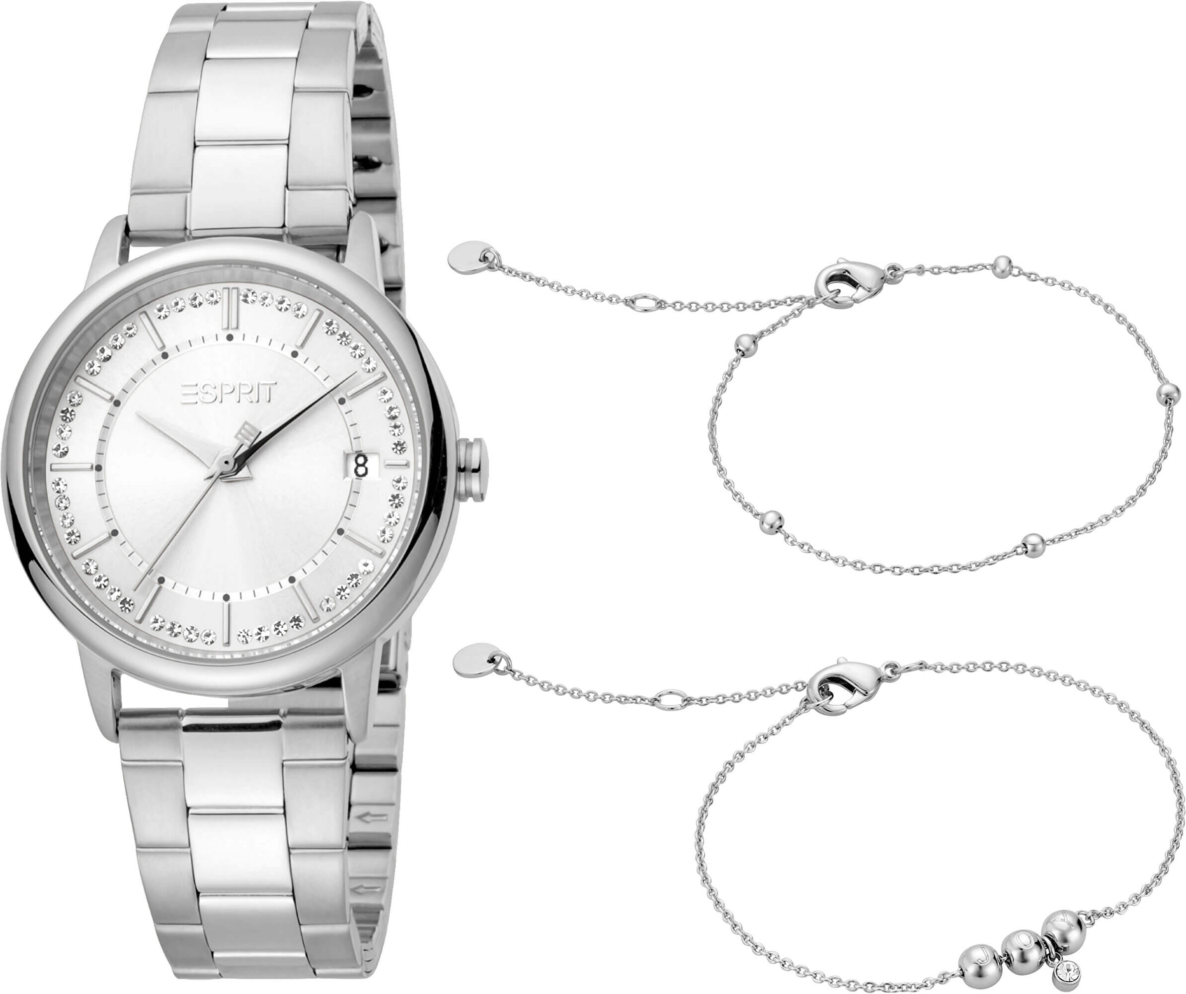 Esprit Harper Silver MB Set ES1L181M2045 - Esprit Hodinky -> Analogové hodinky pro ženy