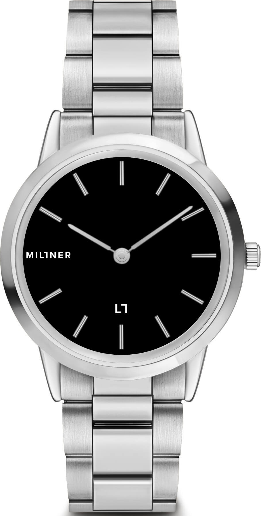 Millner Chelsea S - Silver Black - Millner Hodinky -> Analogové hodinky pro ženy