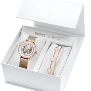 Pierre Lannier SET Automatic + náhrdelník 362H908 - Pierre Lannier Hodinky -> Analogové hodinky pro ženy