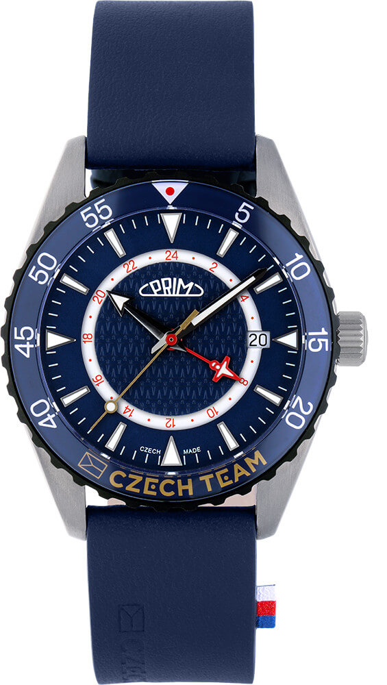 Prim Sport 64 GMT Tokio Czech Team – B W03P.13142.B - Prim Hodinky -> Analogové hodinky unisex