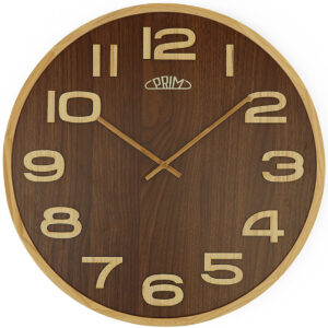 Prim Timber Veneer E07P.4153.50 - Prim Hodinky -> Hodiny -> Nástěnné hodiny unisex