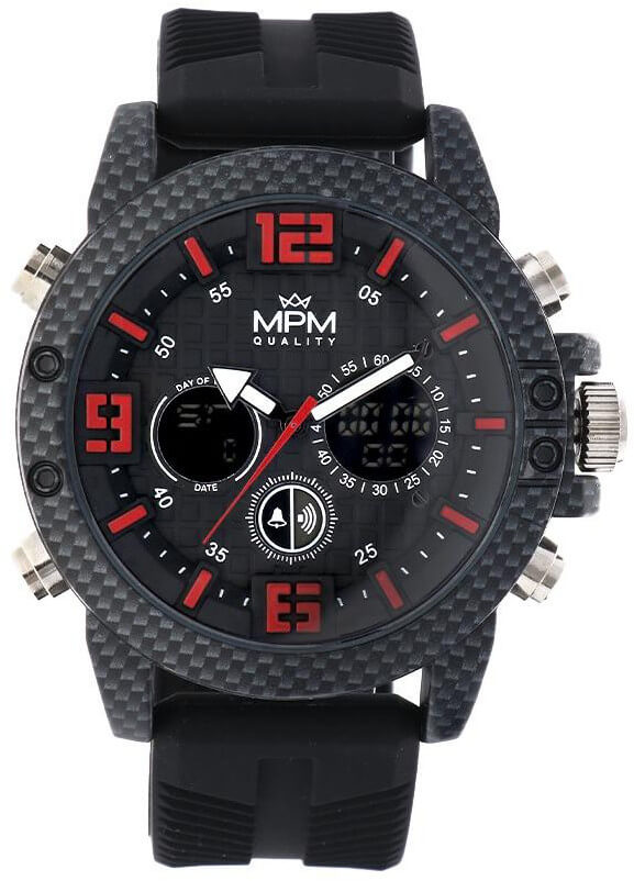 Prim MPM Quality Carbon Anadigi W01M.11185.D - Prim Hodinky -> Módní hodinky pro muže
