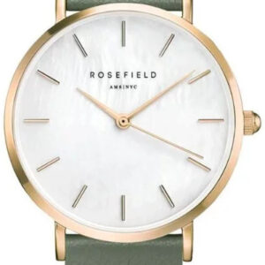 Rosefield The West Village MOP Forest Green Gold WFGG-W85 - Rosefield Hodinky -> Analogové hodinky pro ženy