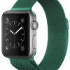 4wrist Ocelový milánský tah pro Apple Watch - Zelený 42/44/45 mm - 4wrist Hodinky -> Řemínky pro ženy
