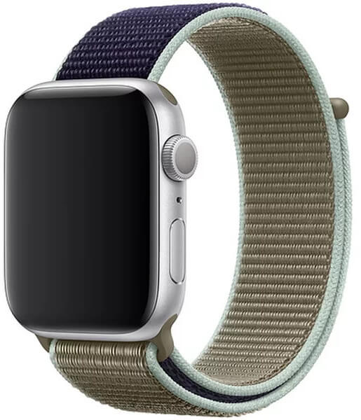 4wrist Provlékací sportovní řemínek pro Apple Watch - Khaki 42/44/45 mm - 4wrist Hodinky -> Řemínky pro muže