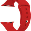 4wrist Silikonový řemínek pro Apple Watch - Červený 42/44/45 mm - M/L - 4wrist Hodinky -> Řemínky pro ženy