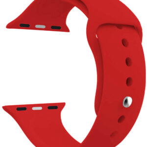 4wrist Silikonový řemínek pro Apple Watch - Červený 42/44/45 mm - M/L - 4wrist Hodinky -> Řemínky pro ženy