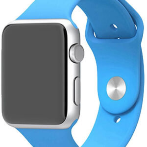 4wrist Silikonový řemínek pro Apple Watch - Světle modrý 42/44/45 mm - S/M - 4wrist Hodinky -> Řemínky pro ženy