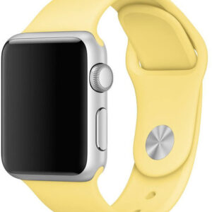 4wrist Silikonový řemínek pro Apple Watch - Žlutá 42/44/45 mm - S/M - 4wrist Hodinky -> Řemínky pro ženy