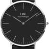 Daniel Wellington Classic 40 Durham S Black DW00100133 - Daniel Wellington Hodinky -> Analogové hodinky male