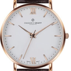 Frederic Graff Rose Dent Blanche Croco brown Leather FAG-B003R - Frederic Graff Hodinky -> Analogové hodinky male