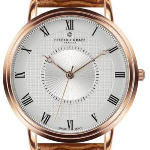 Frederic Graff Rose Grand Combin Ginger Brown Leather FAM-B002R - Frederic Graff Hodinky -> Analogové hodinky male