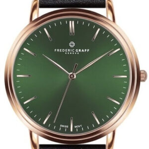Frederic Graff Rose Grunhorn Black Leather FAC-B008R - Frederic Graff Hodinky -> Analogové hodinky male