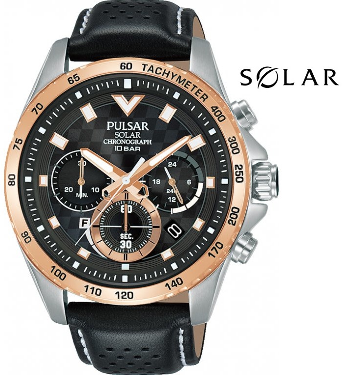 Pulsar Accelerator Solar Chrono PZ5110X1 - Pulsar Hodinky -> Analogové hodinky male