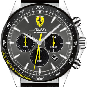 Scuderia Ferrari Pilota Chronometro 0830594 - Scuderia Ferrari Hodinky -> Analogové hodinky male