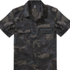 Brandit Košile US Hemd 1/2 darkcamo 7XL