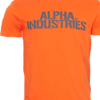 Alpha Industries Tričko Blurred T flame orange L