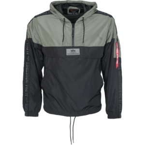 Alpha Industries Bunda Tape Anorak zelená vintage M
