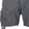 Surplus Kalhoty krátké Airborne Vintage Shorts antracitové XL