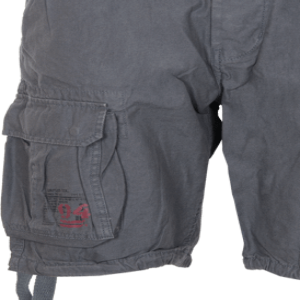 Surplus Kalhoty krátké Airborne Vintage Shorts antracitové XL
